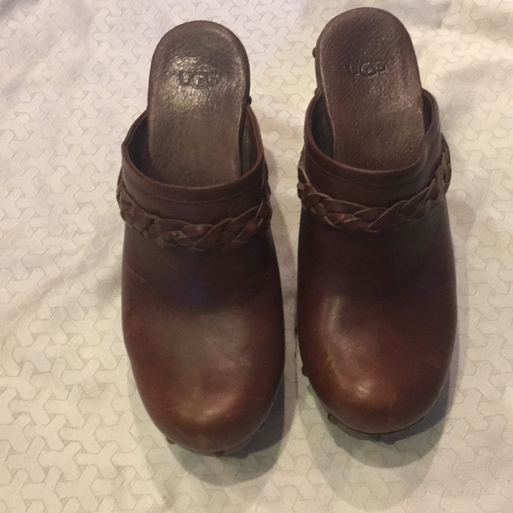 UGG Leather Clogs